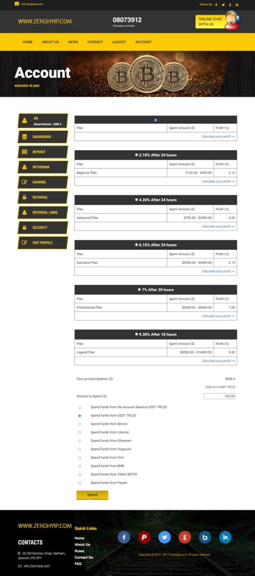 hyip templates