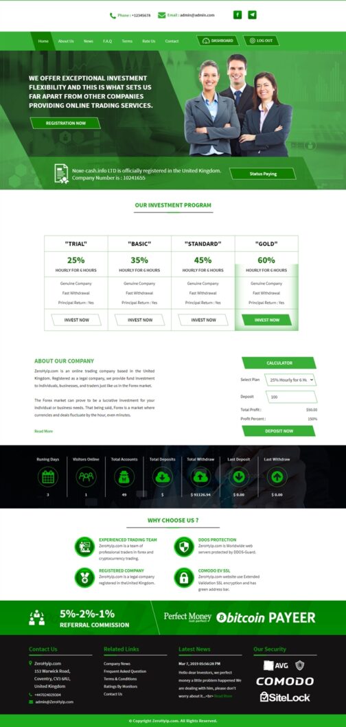 hyip templates