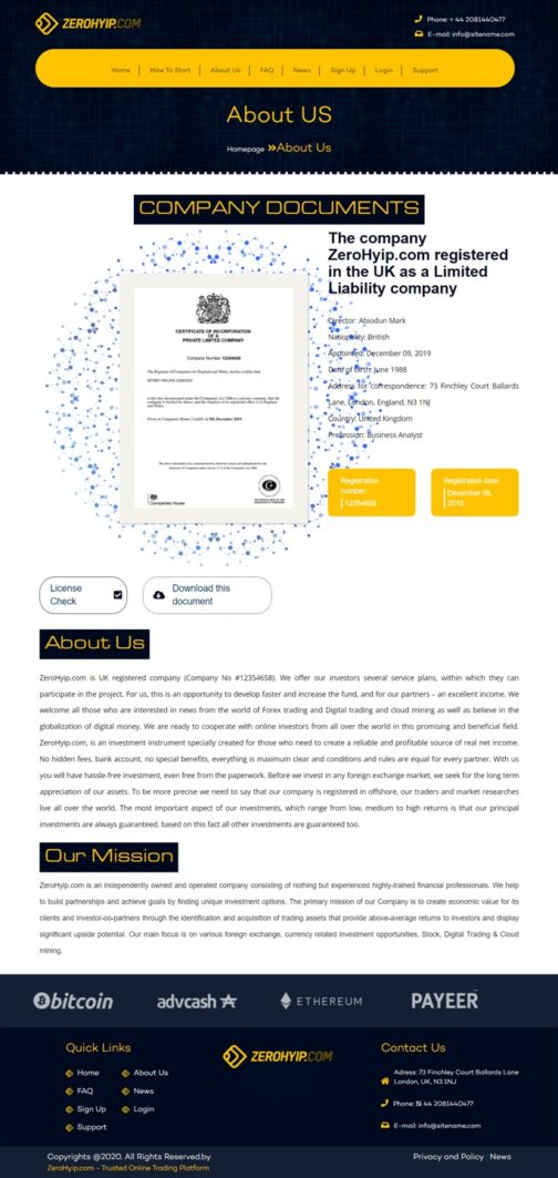 hyip templates