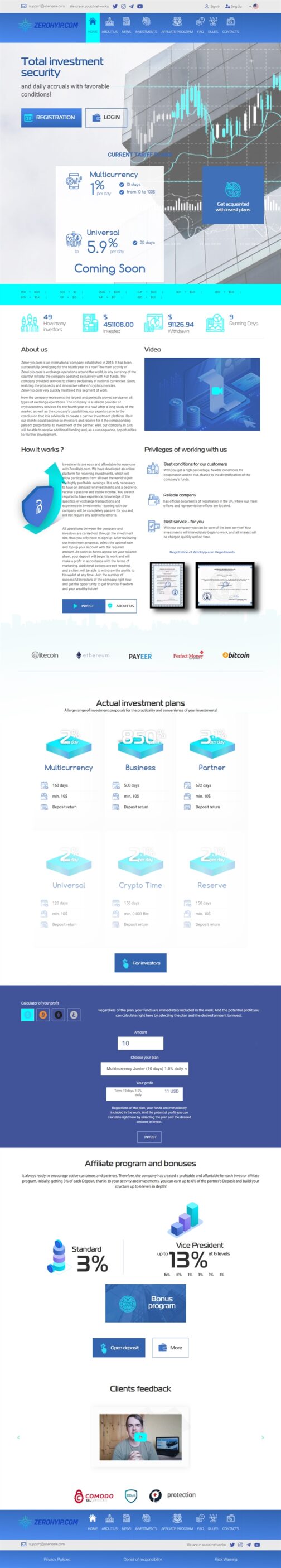 hyip templates